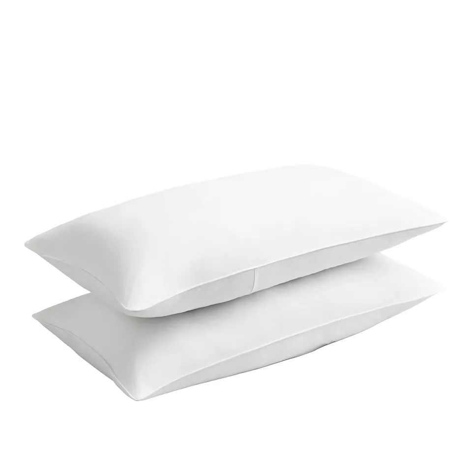 Percale Crisp White/White örngott 2-pack