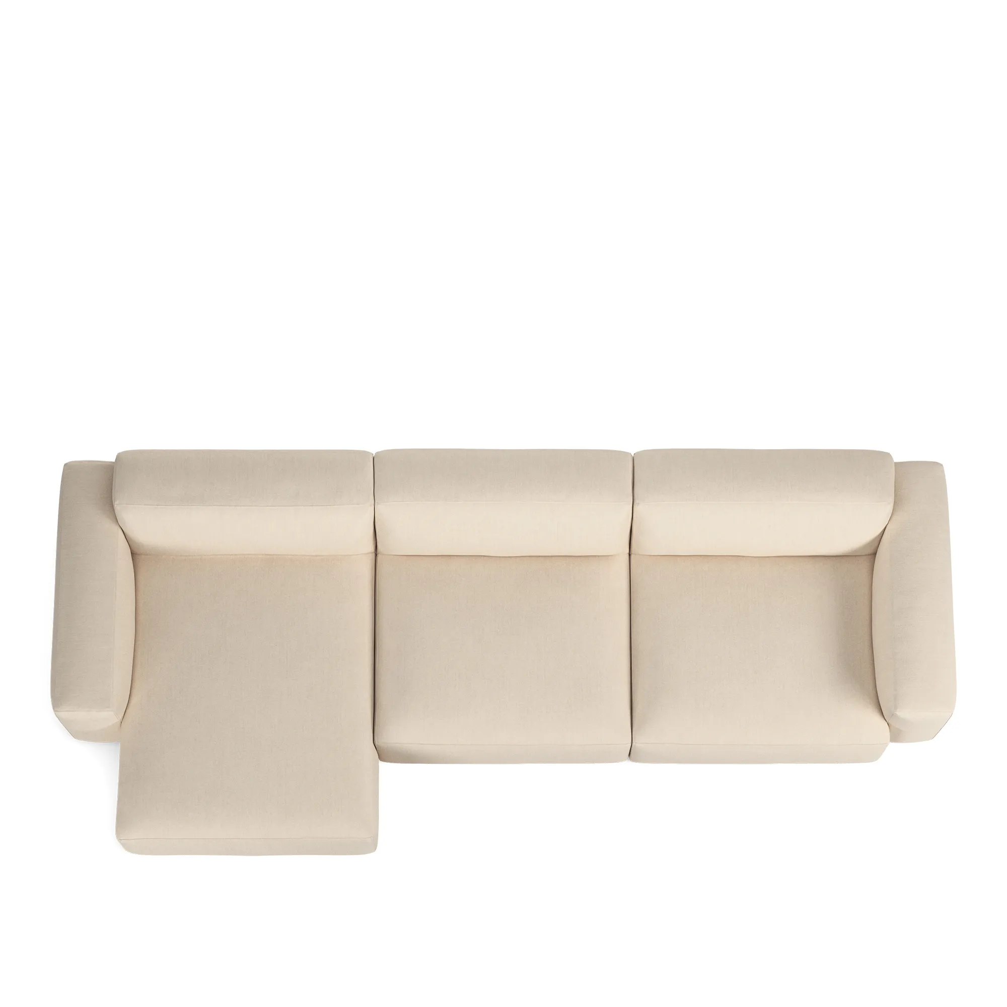 Brick 3-sitssoffa schäslong vänster - 8