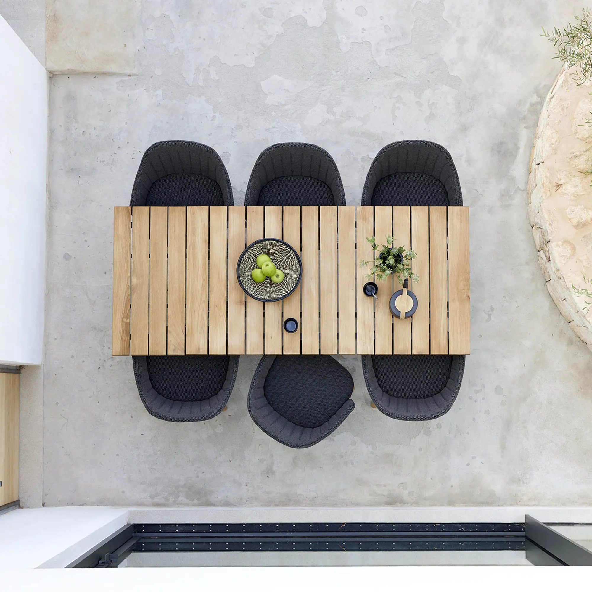 Ocean matstolar utomhus 6 st & Core matbord utomhus - 5