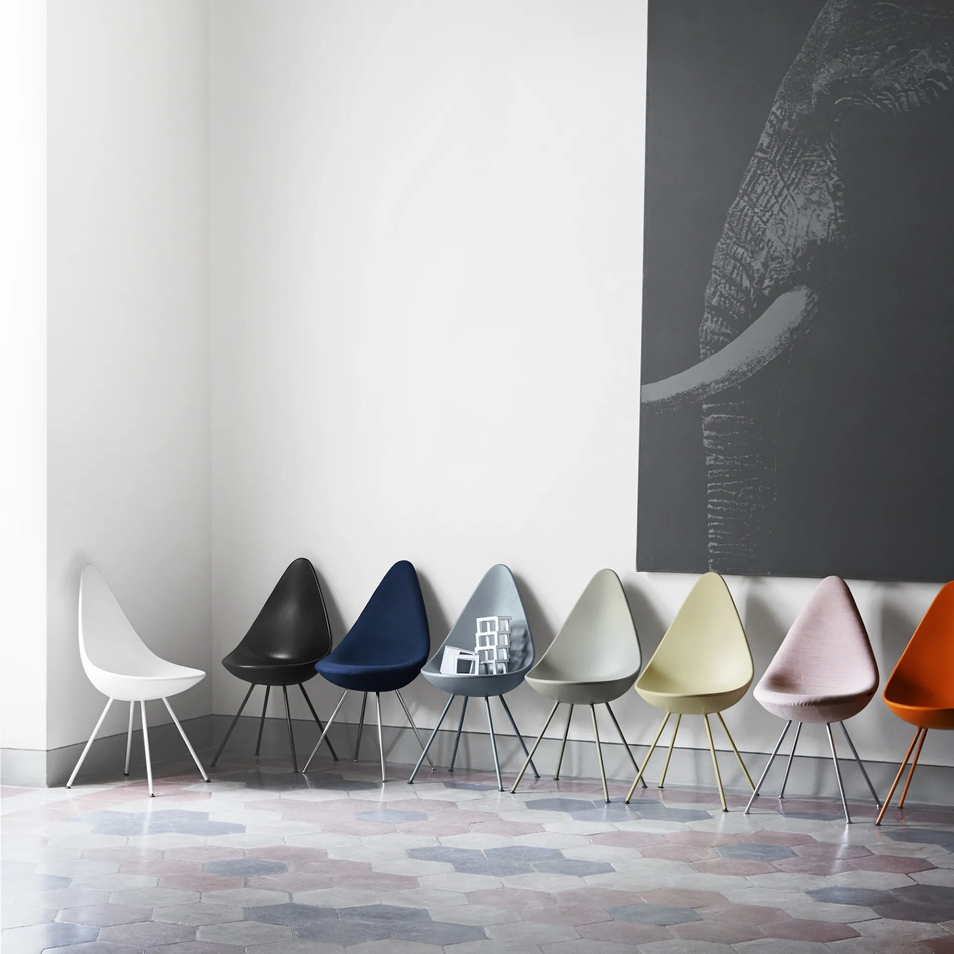 3110 Droppen - Fritz Hansen - Arne Jacobsen - NO GA