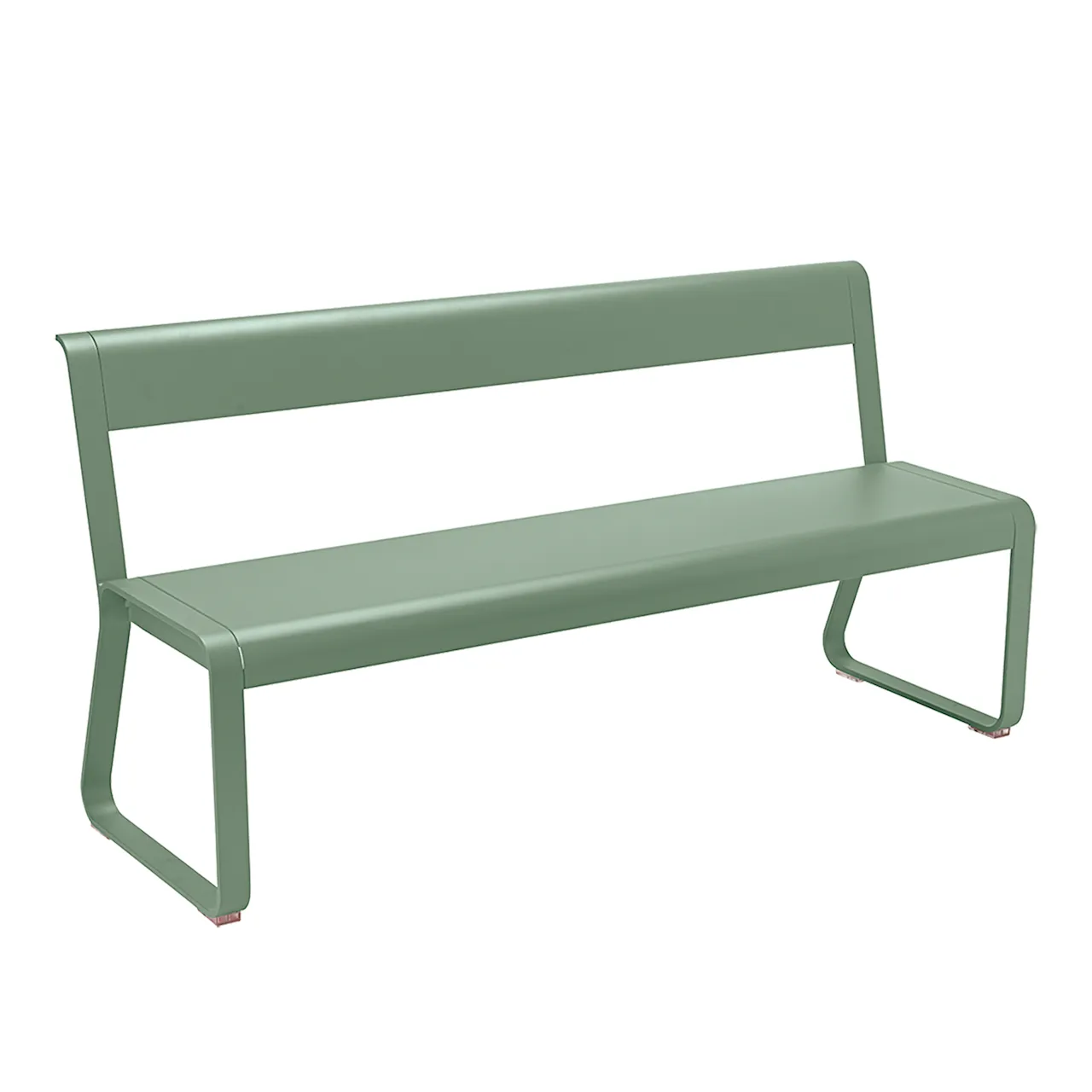 Bellevie Bench With Backrest - Cotton White