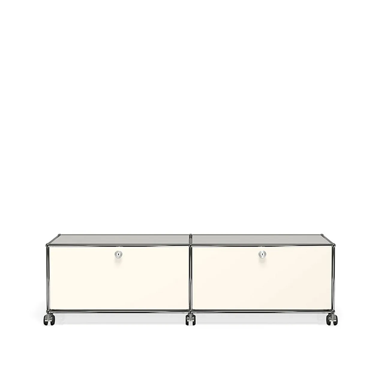 USM Haller 43 Low media unit, Pure White