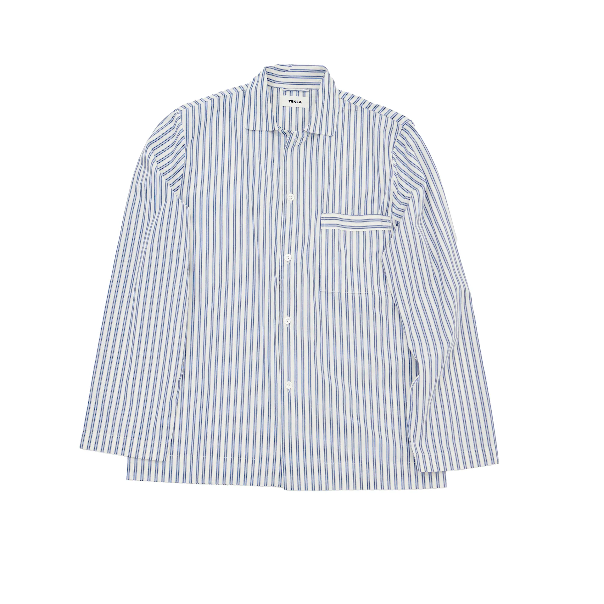 Poplin Pyjamas Shirt Skagen Stripes - TEKLA - NO GA