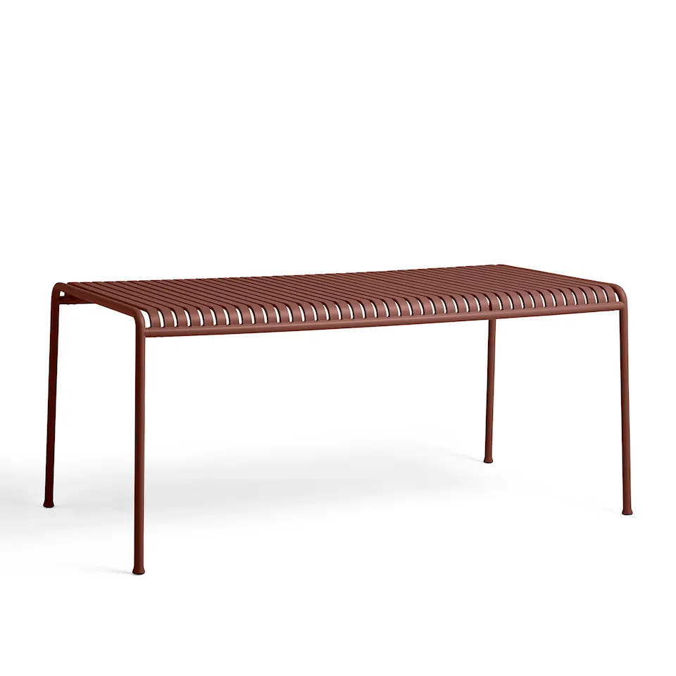 Palissade Table L170 x W90 x H75 4 legs - Iron Red