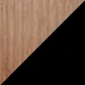 American walnut/Black