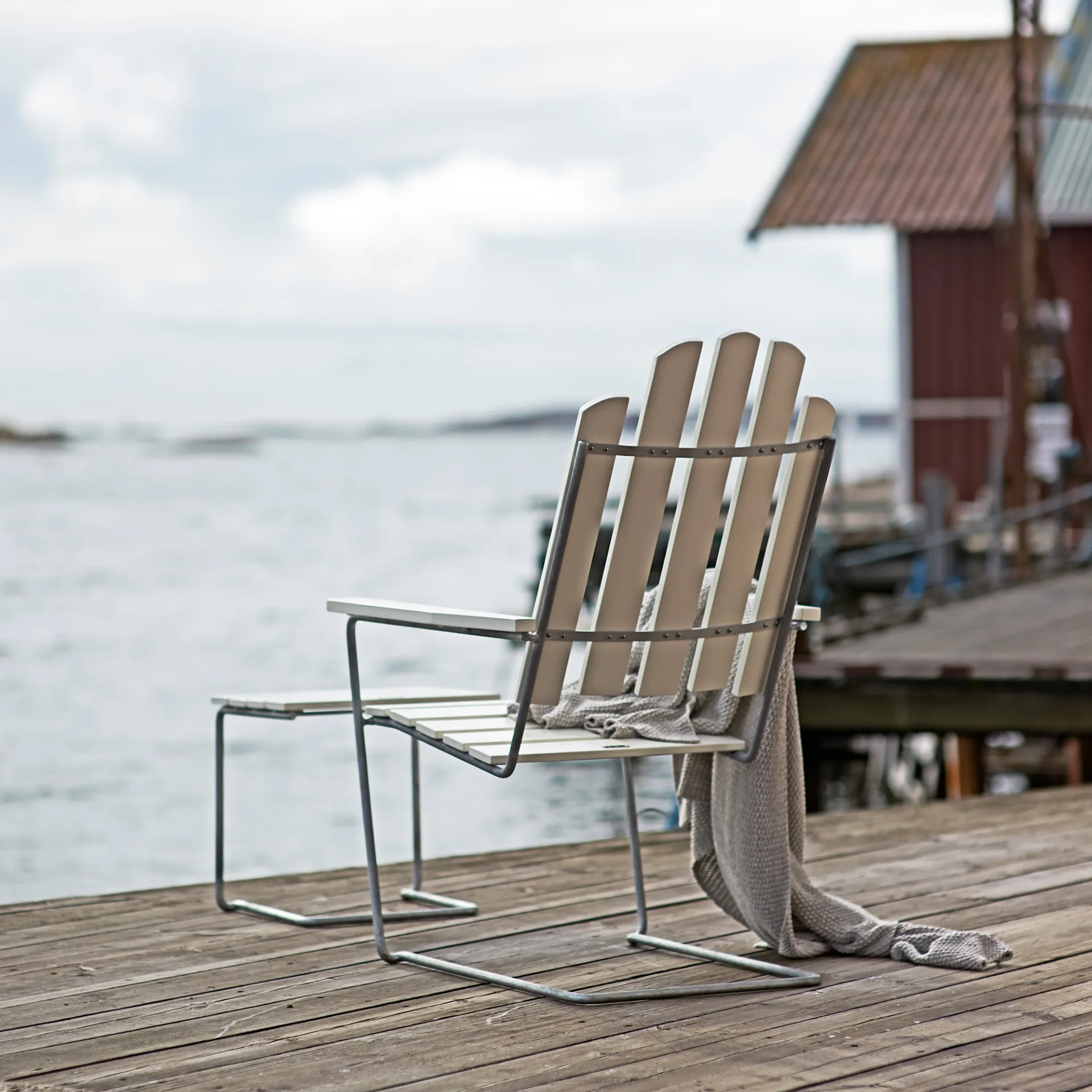 Klassikerserien loungegrupp med A3 solstol & A3 pall - Grythyttan Stålmöbler - NO GA