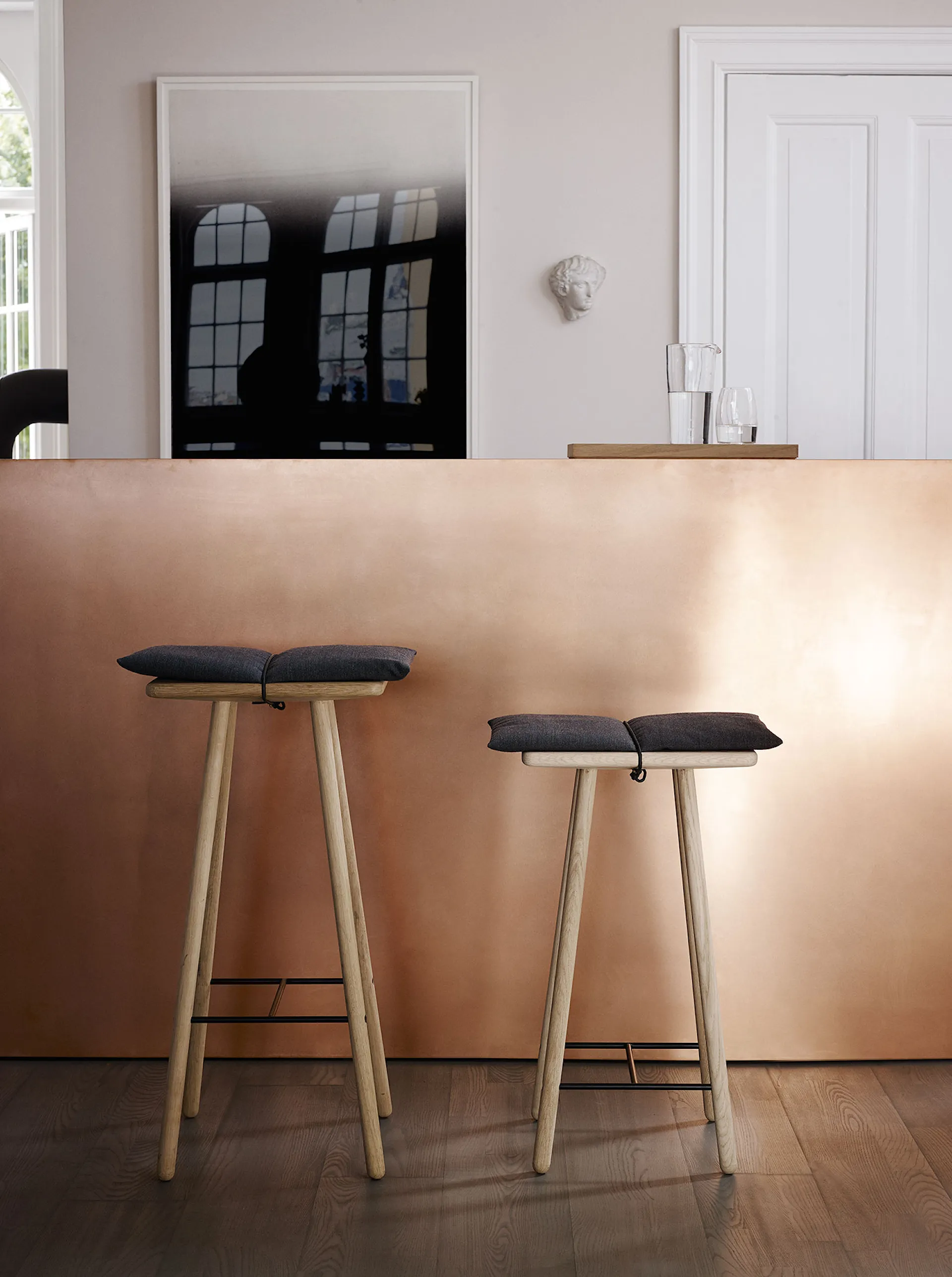 Georg Bar Stool Obehandlad - Fritz Hansen - NO GA