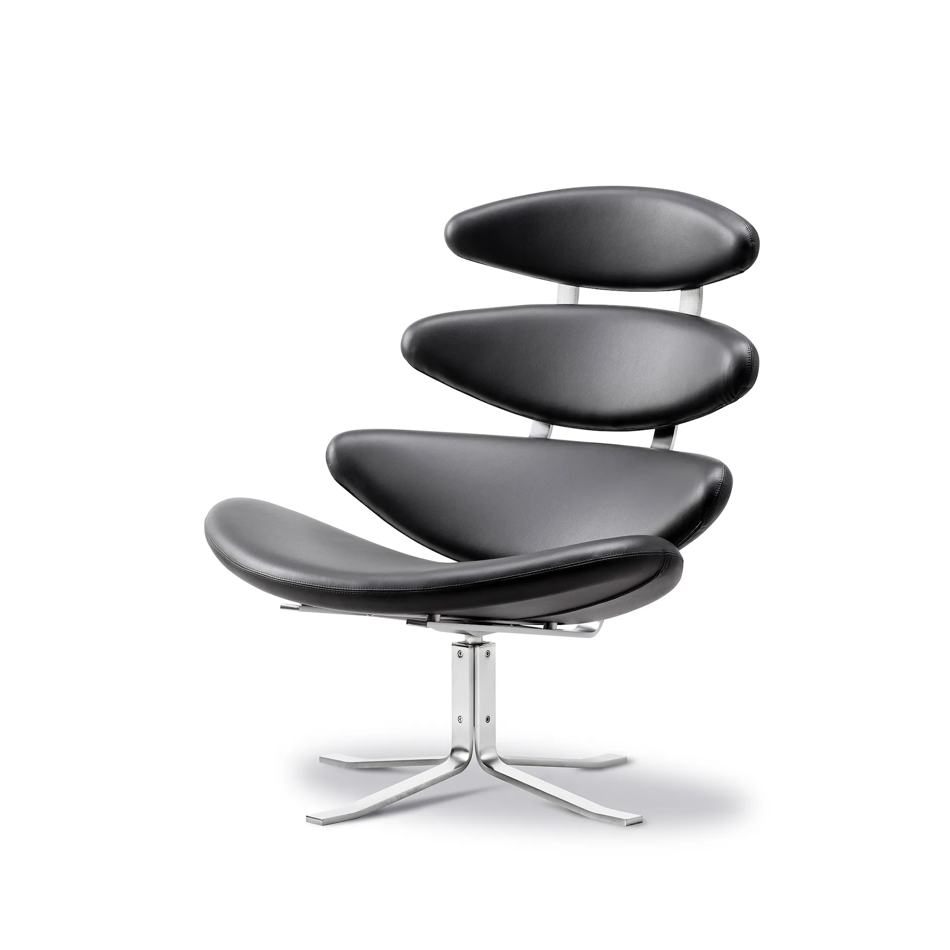 Corona Chair - Brushed Chrome - Fredericia Furniture - NO GA