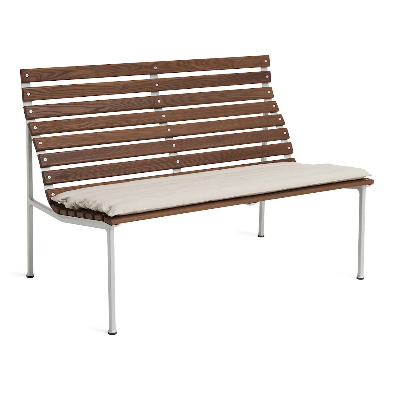 Quiltad sittdyna för traverse loungebänk med/utan armstöd - Beige Sand