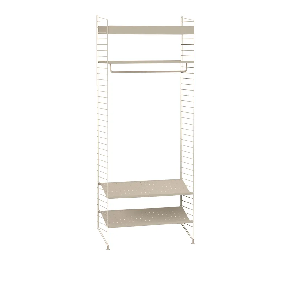 Hall hyllsystem L beige/beige