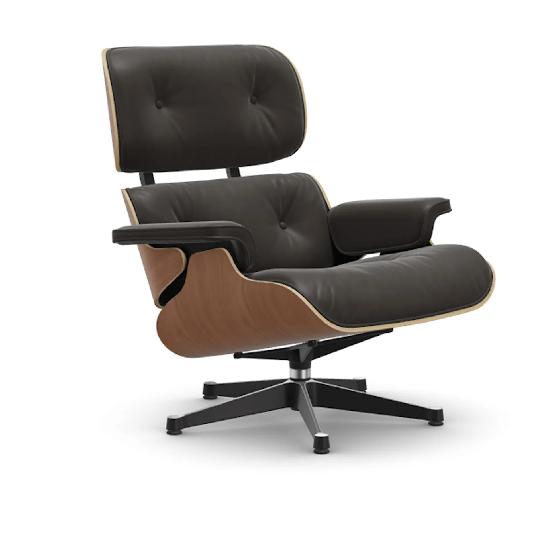 Eames Lounge Chair Cherry Polished/Black fåtölj - Vitra - Charles & Ray Eames - NO GA