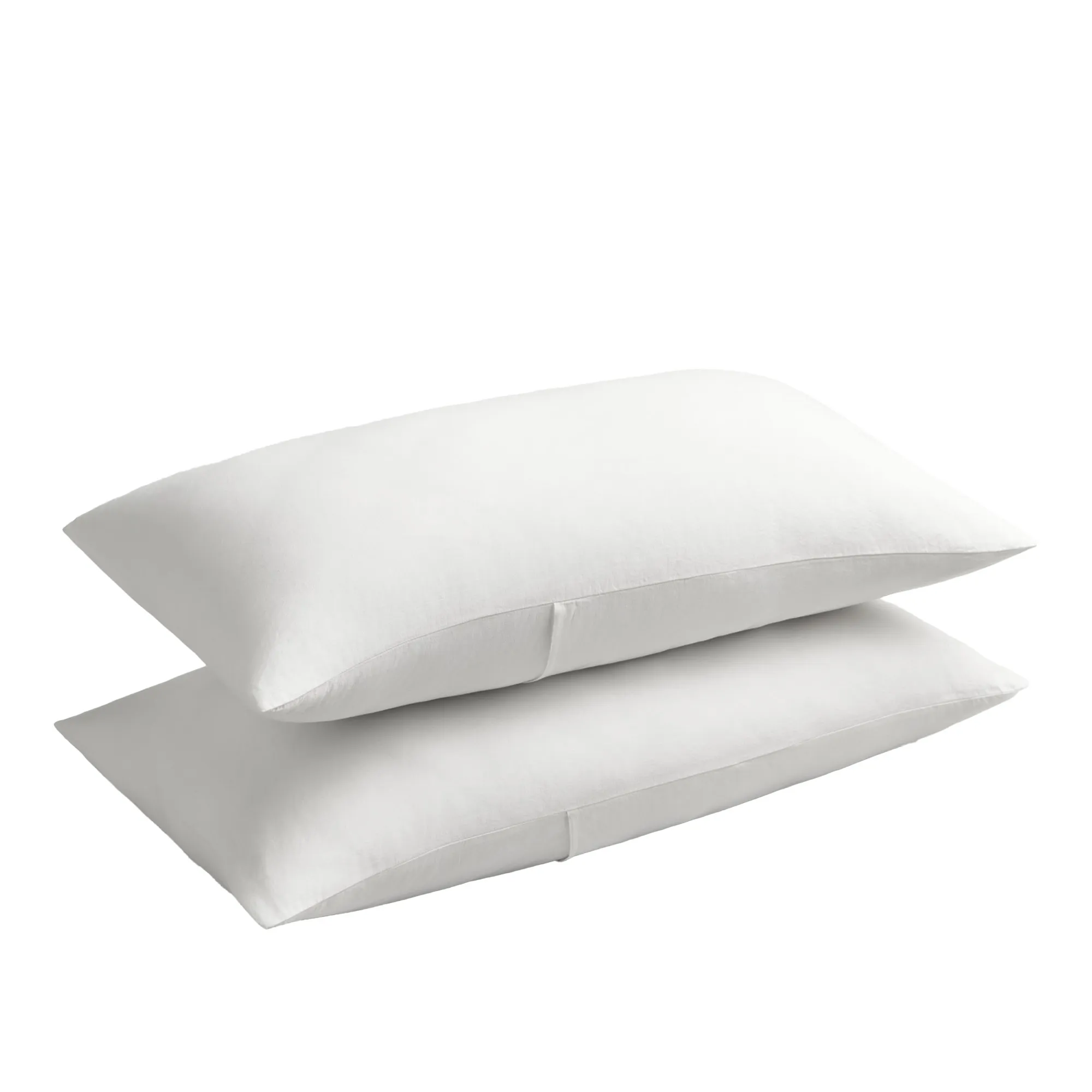 Linen Blend Crisp White örngott 2-pack - 1