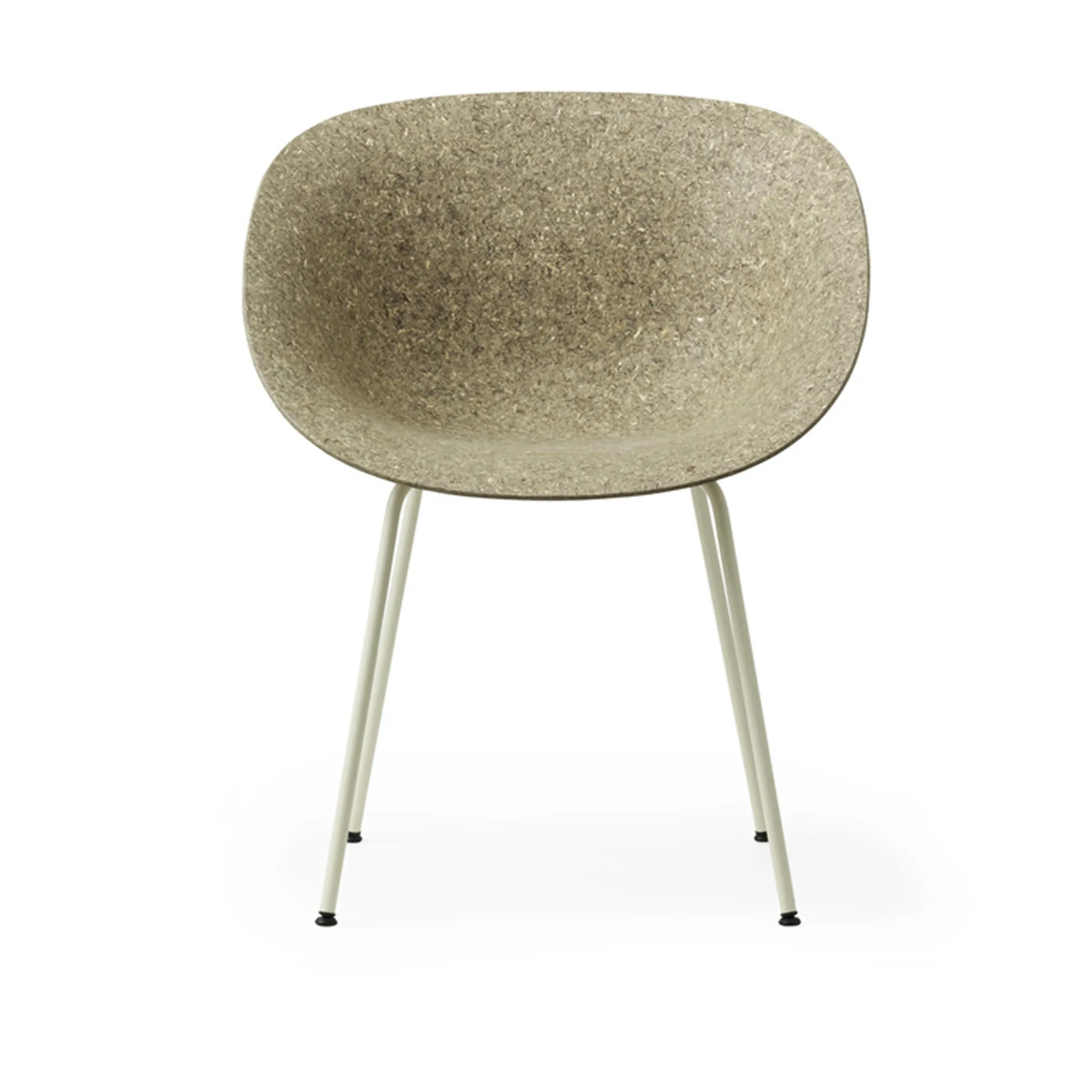 Mat Armchair Cream Steel - 1