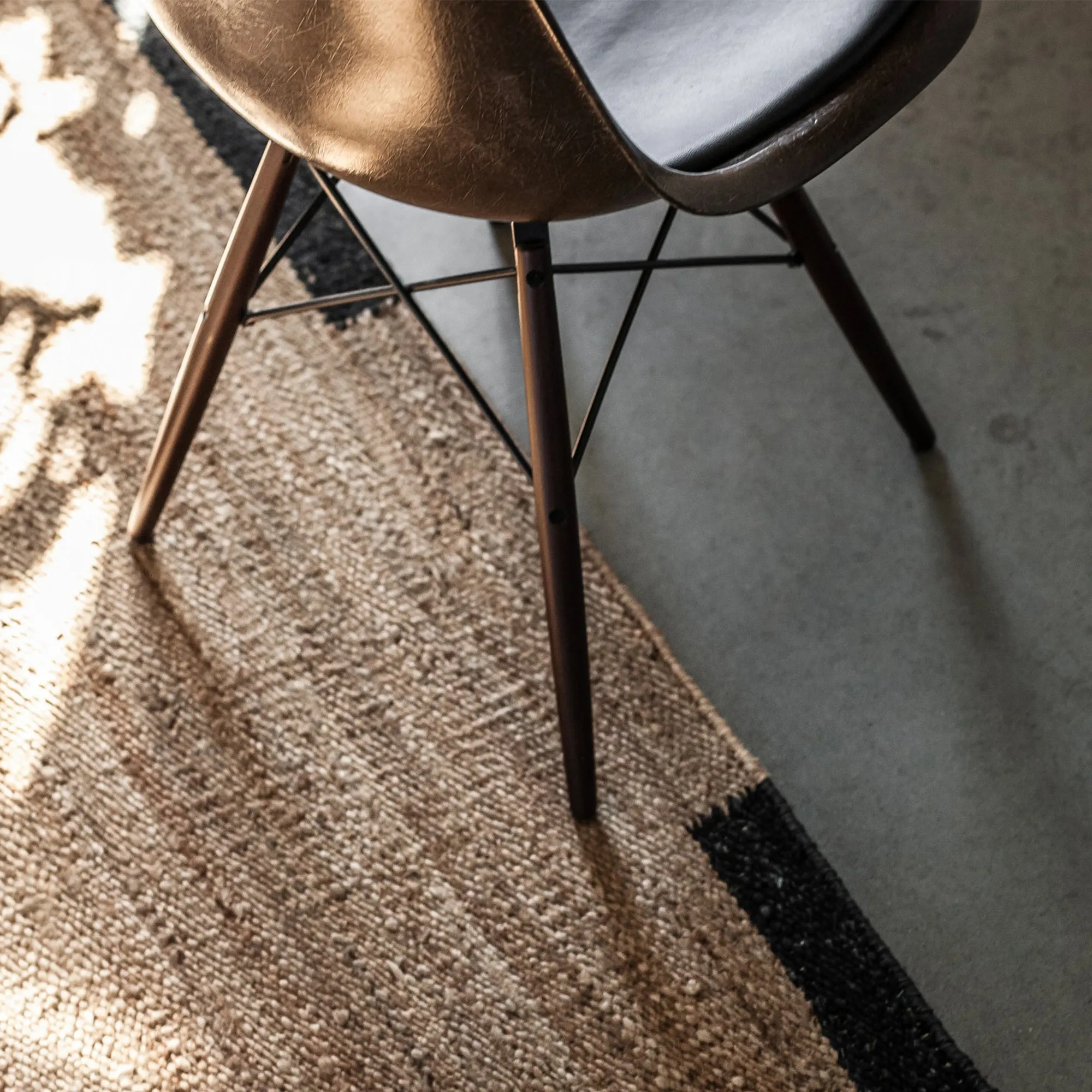 Jute Edge Black jutematta