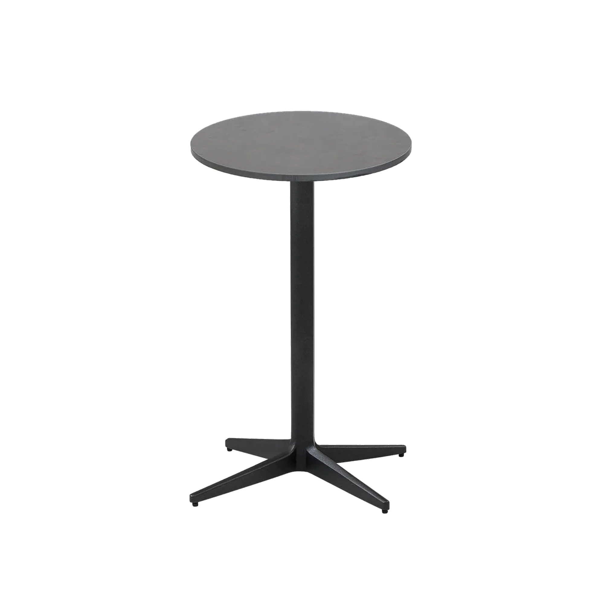 Drop cafébord dia.45 cm dark grey structure - 1