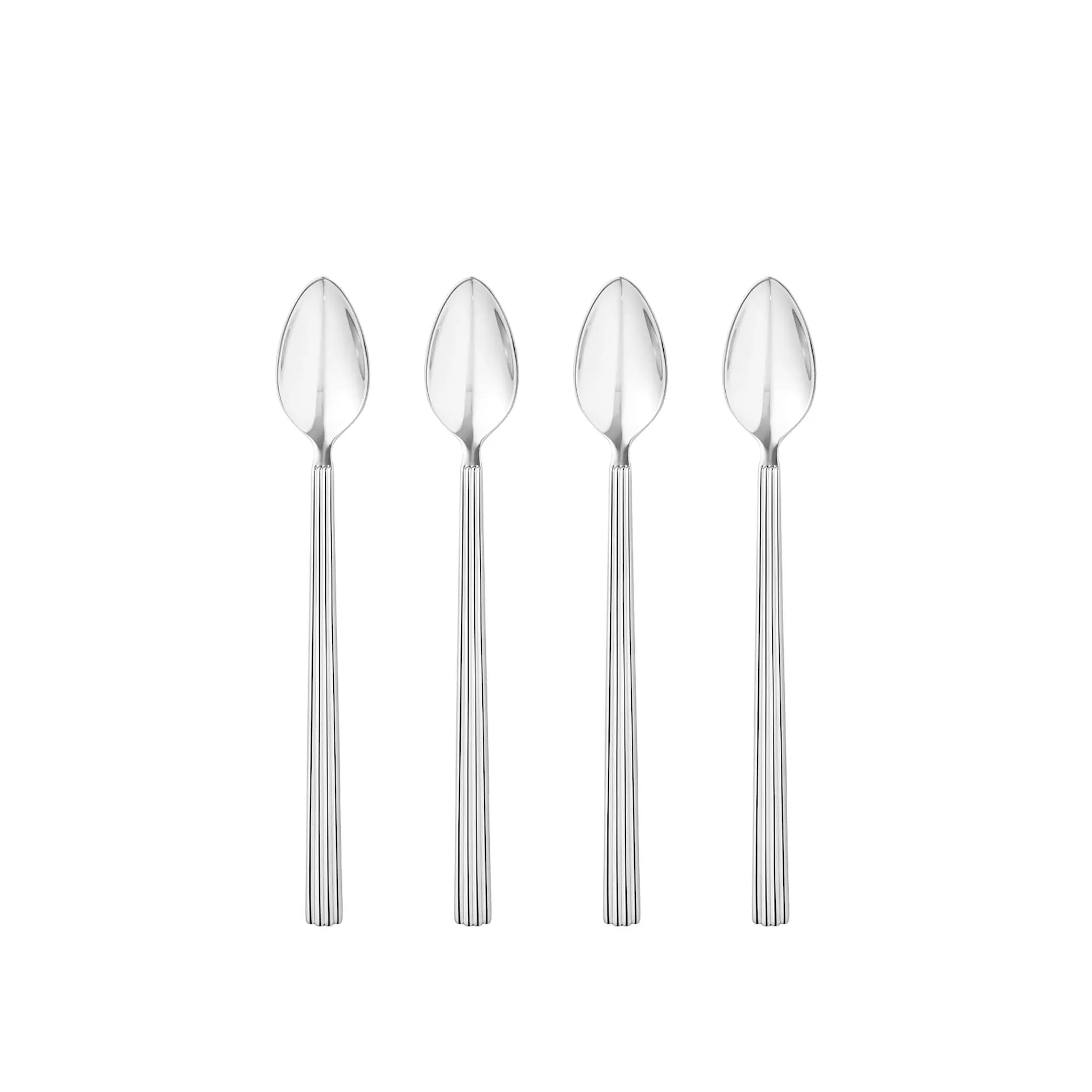 Bernadotte Långa Teskedar Set of 4 - Georg Jensen - Sigvard Bernadotte - NO GA