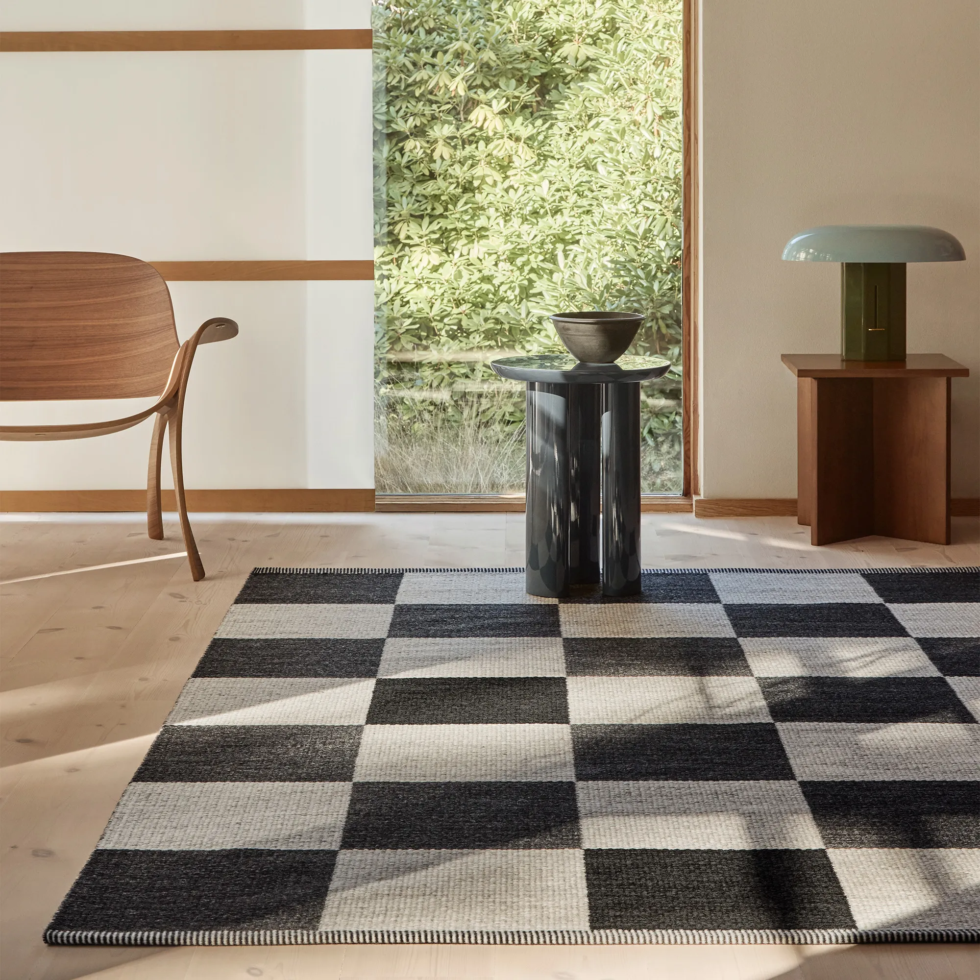 Checkerboard Icon Midnight Black 554 ullmatta - 3