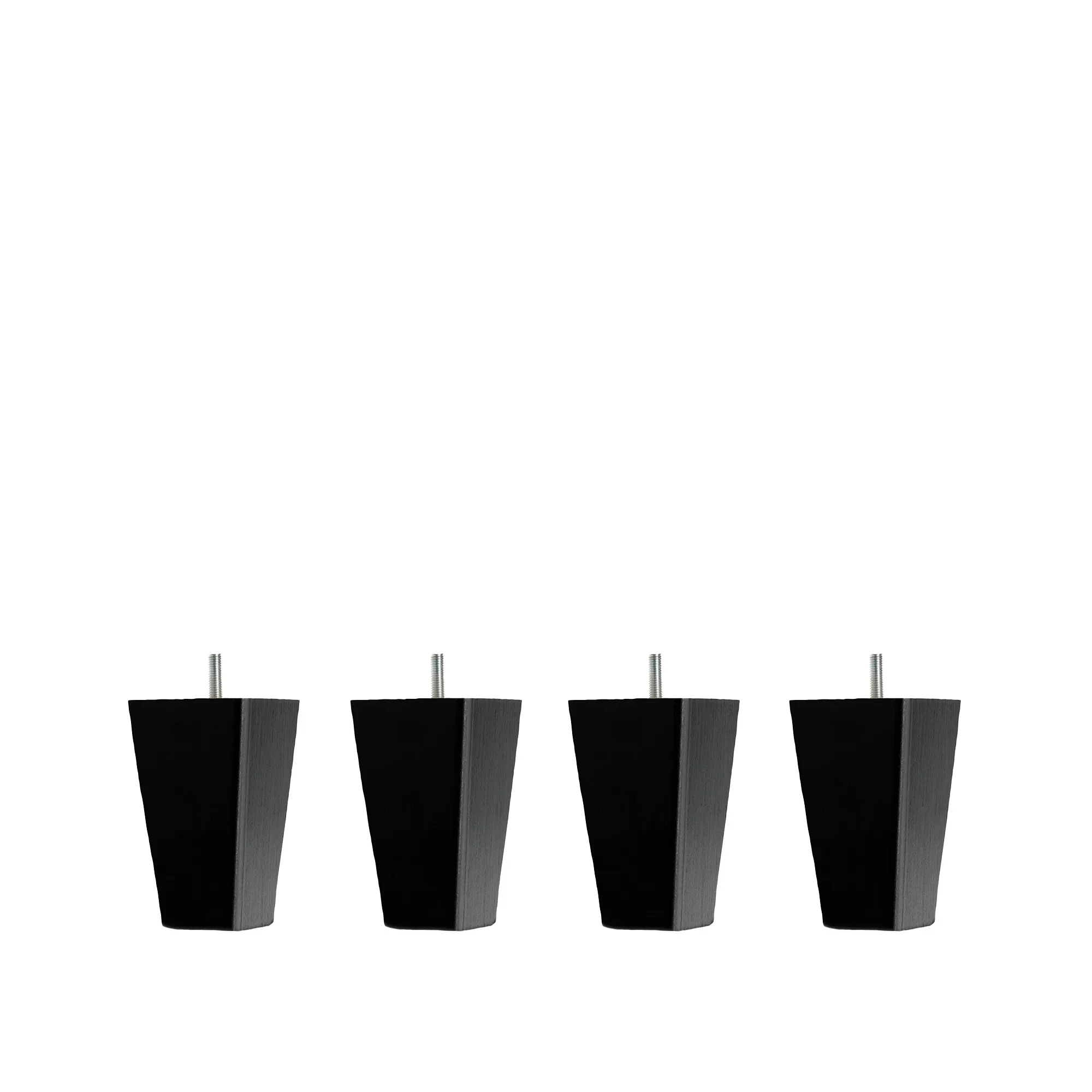 DUX SC sängben konisk svart lackad 4-pack - 1