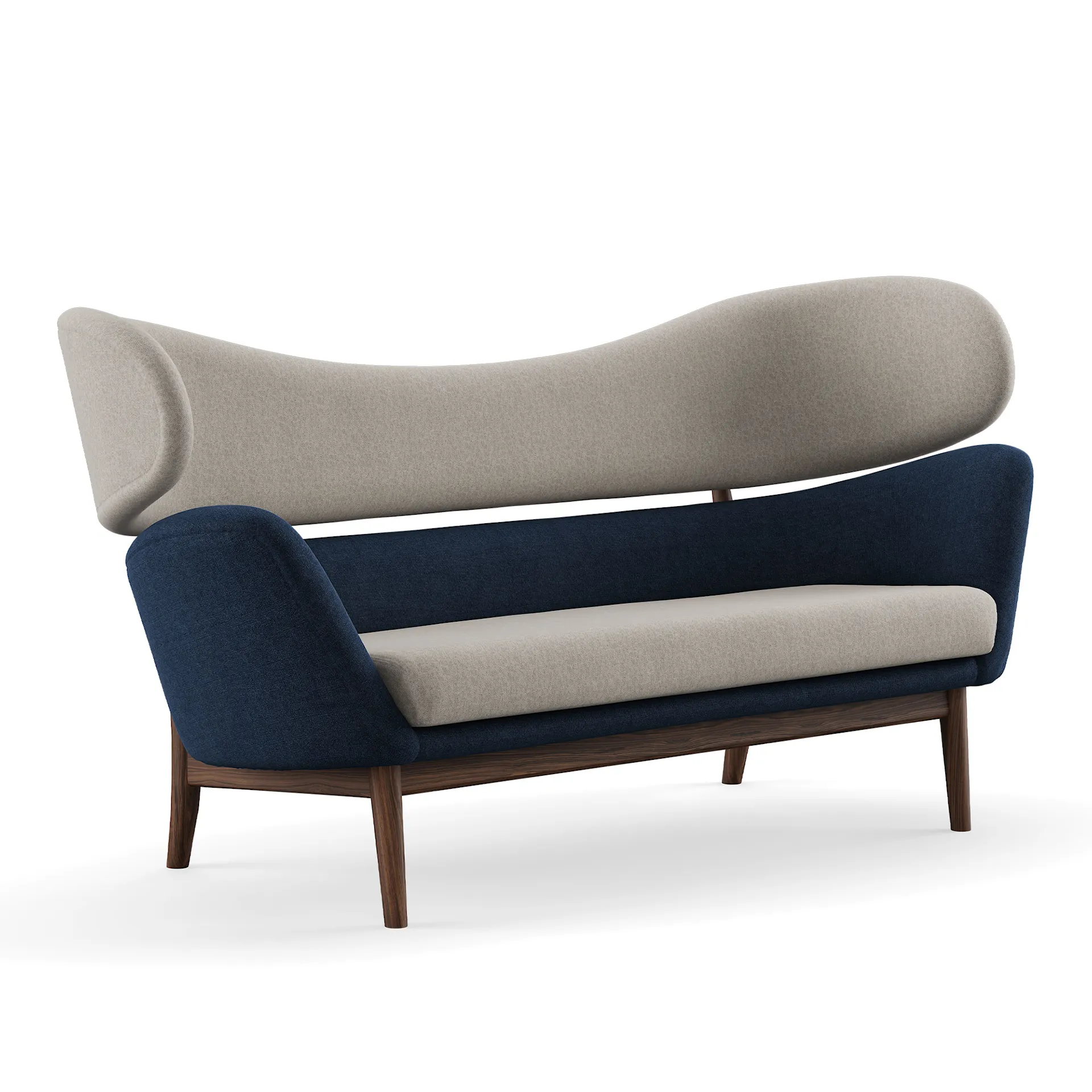 Baker Sofa Walnut - House of Finn Juhl - Finn Juhl - NO GA