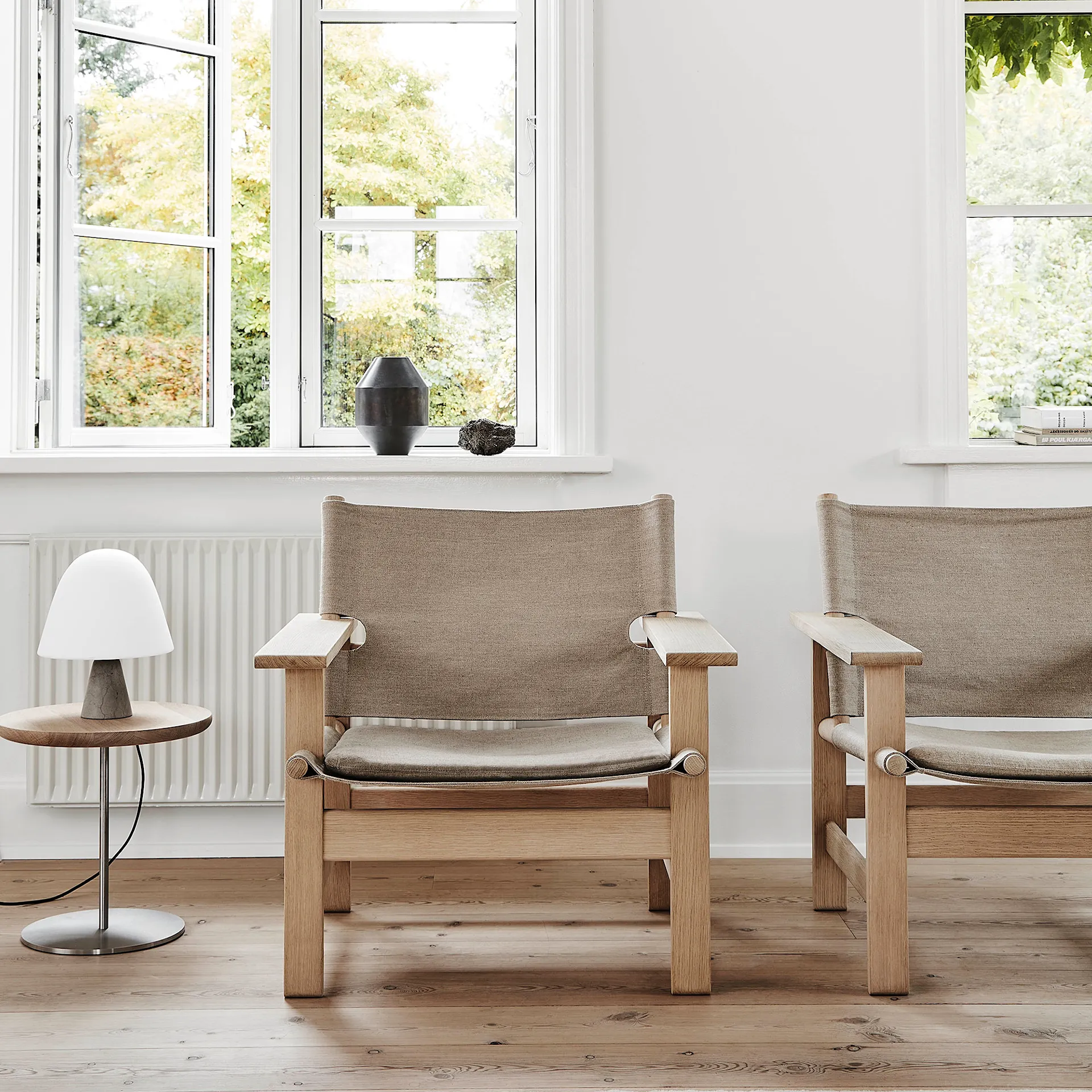 The Canvas Chair Incl. Seat Cushion - Fredericia Furniture - Børge Mogensen - NO GA