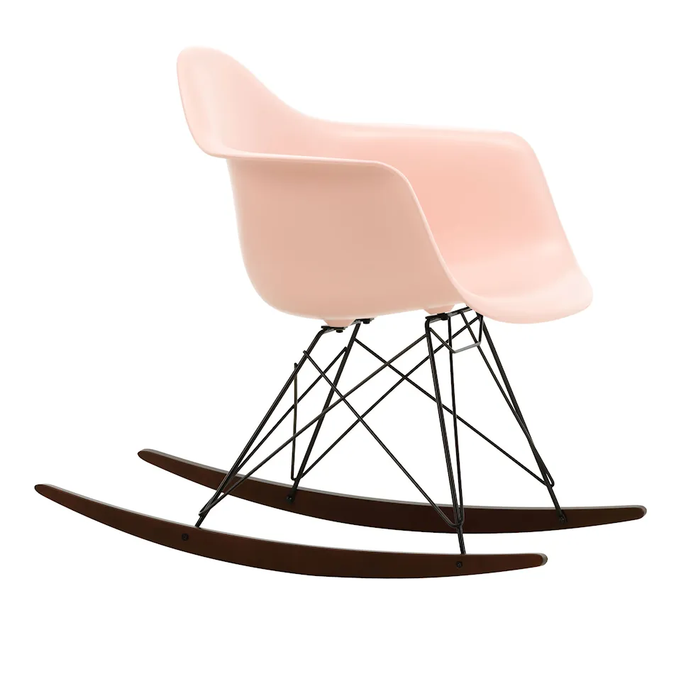Eames Plastic Armchair RAR - 41 Pale Rose - Basic Dark Base - Dark Maple
