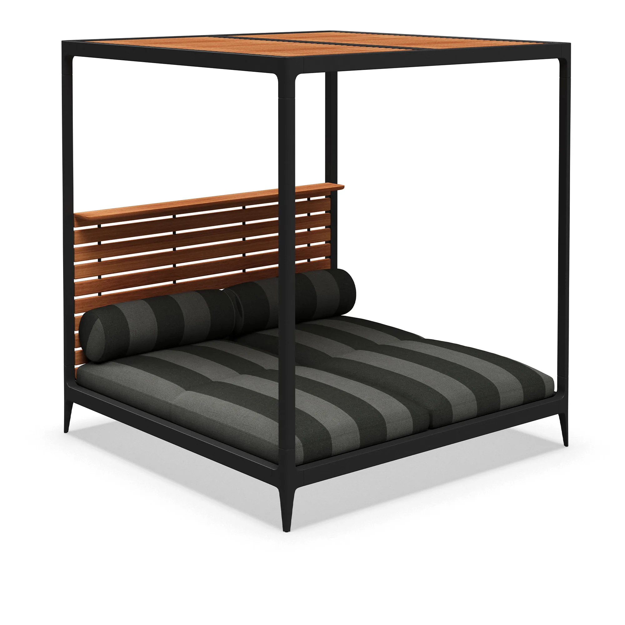 Grid Cabana Teak Back and Roof - 1