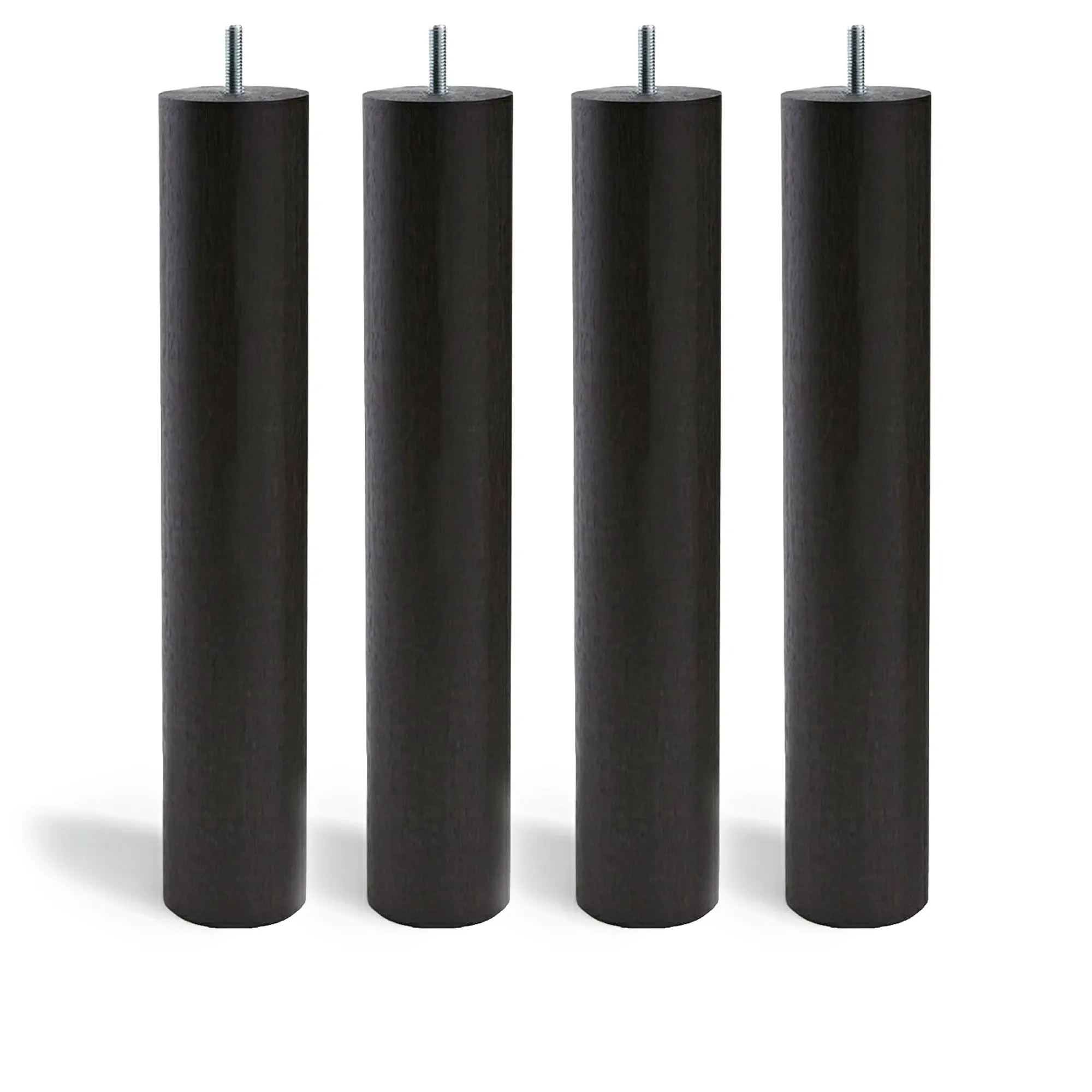 Cylinder Sängben Wenge 4-pack - 1