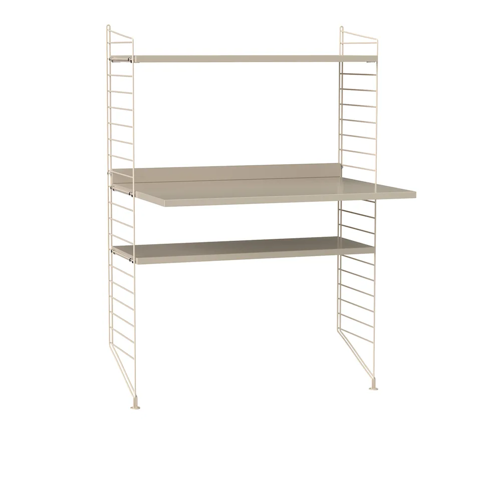 Kontor hyllsystem H beige/beige