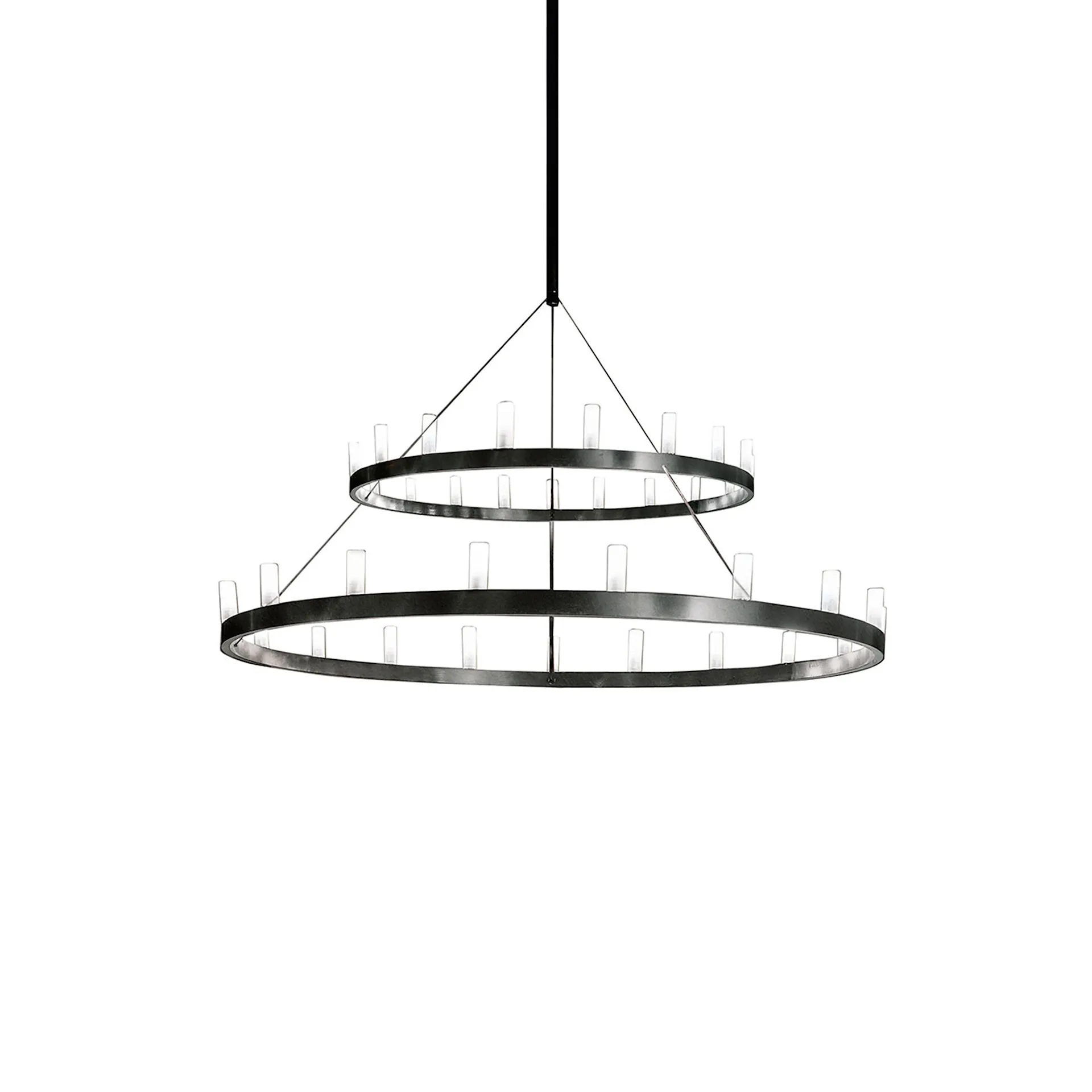 Chandelier Double Suspension Lamp - FontanaArte - David Chipperfield  - NO GA