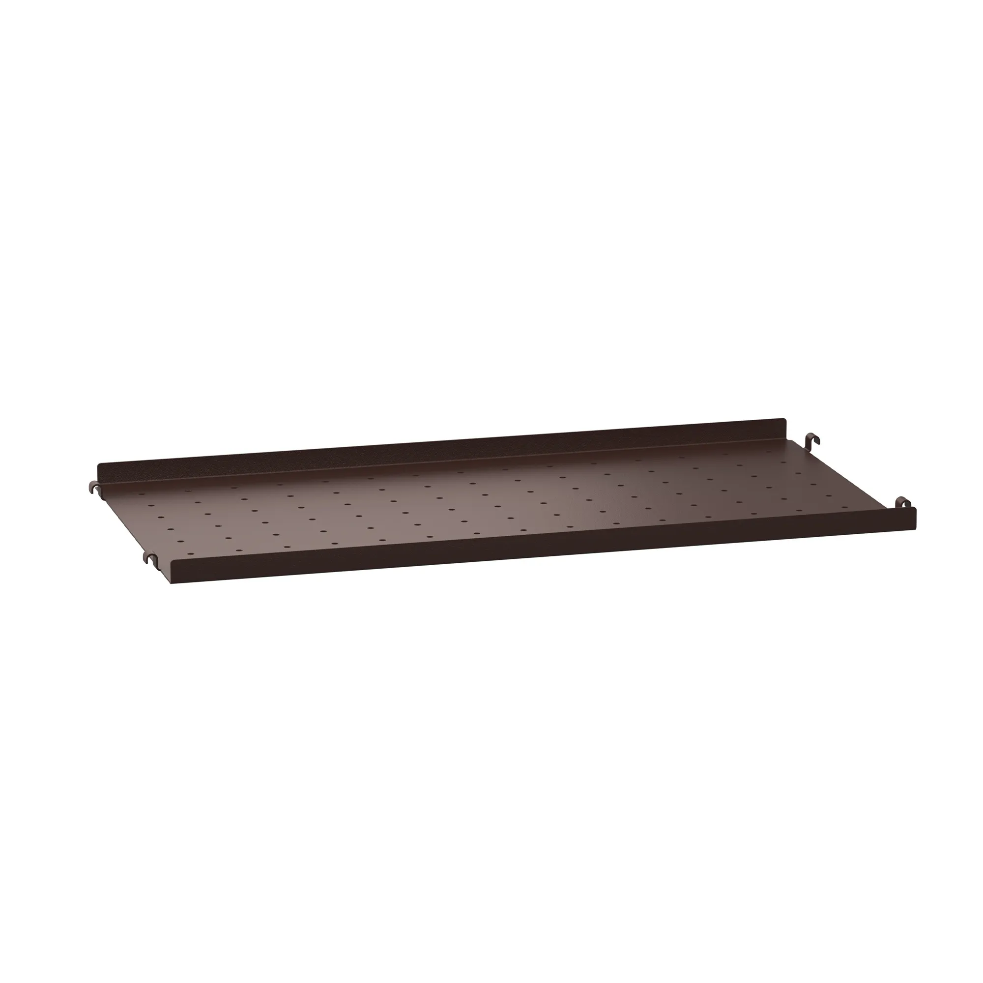 Metallhyllplan låg kant 58 x 30 cm - 1