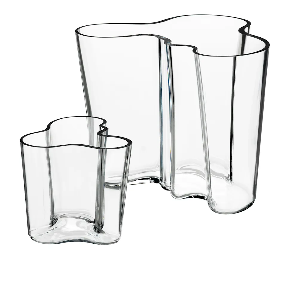 Alvar Aalto gåvoset vas 160 mm & 95 mm