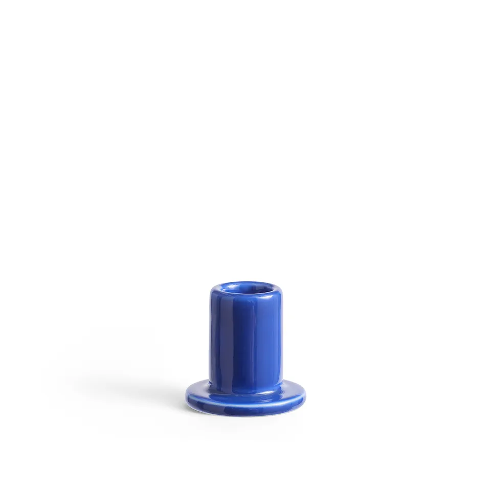 Tube Candleholder Small - Blue