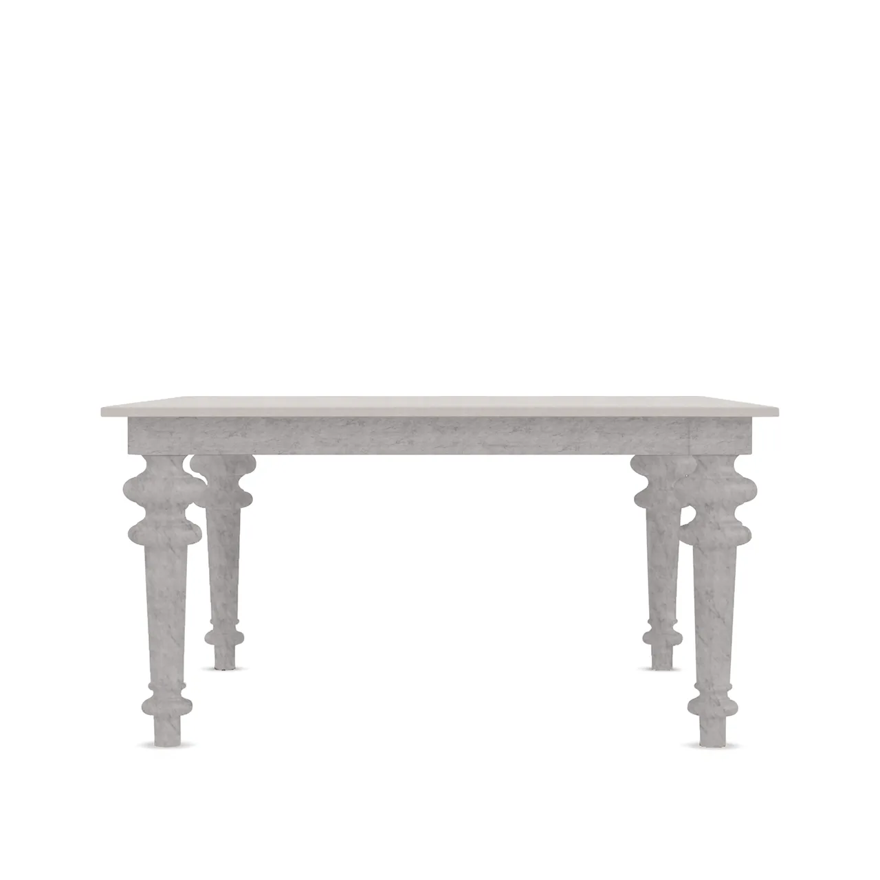 Gray 32 - Glossy White/White Carrara Marble