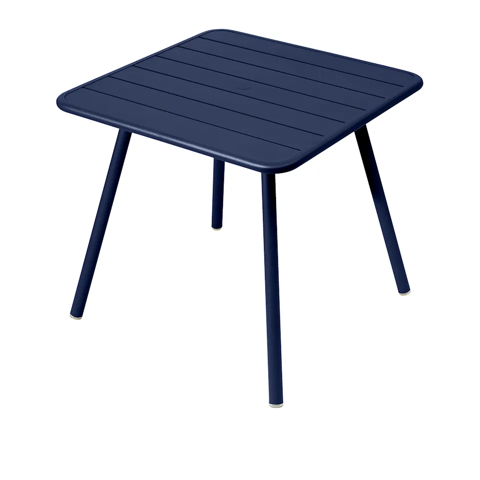 Luxembourg Four Leg Table 80 x 80 cm, Deep Blue