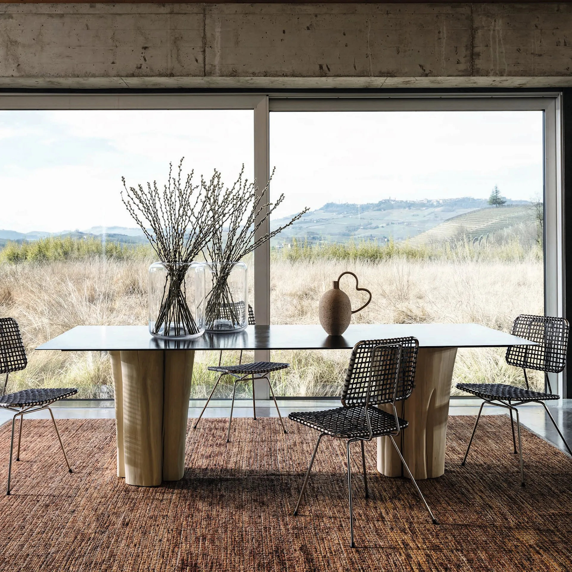 Brick Rectangular Dining Table - Gervasoni - Paola Navone - NO GA