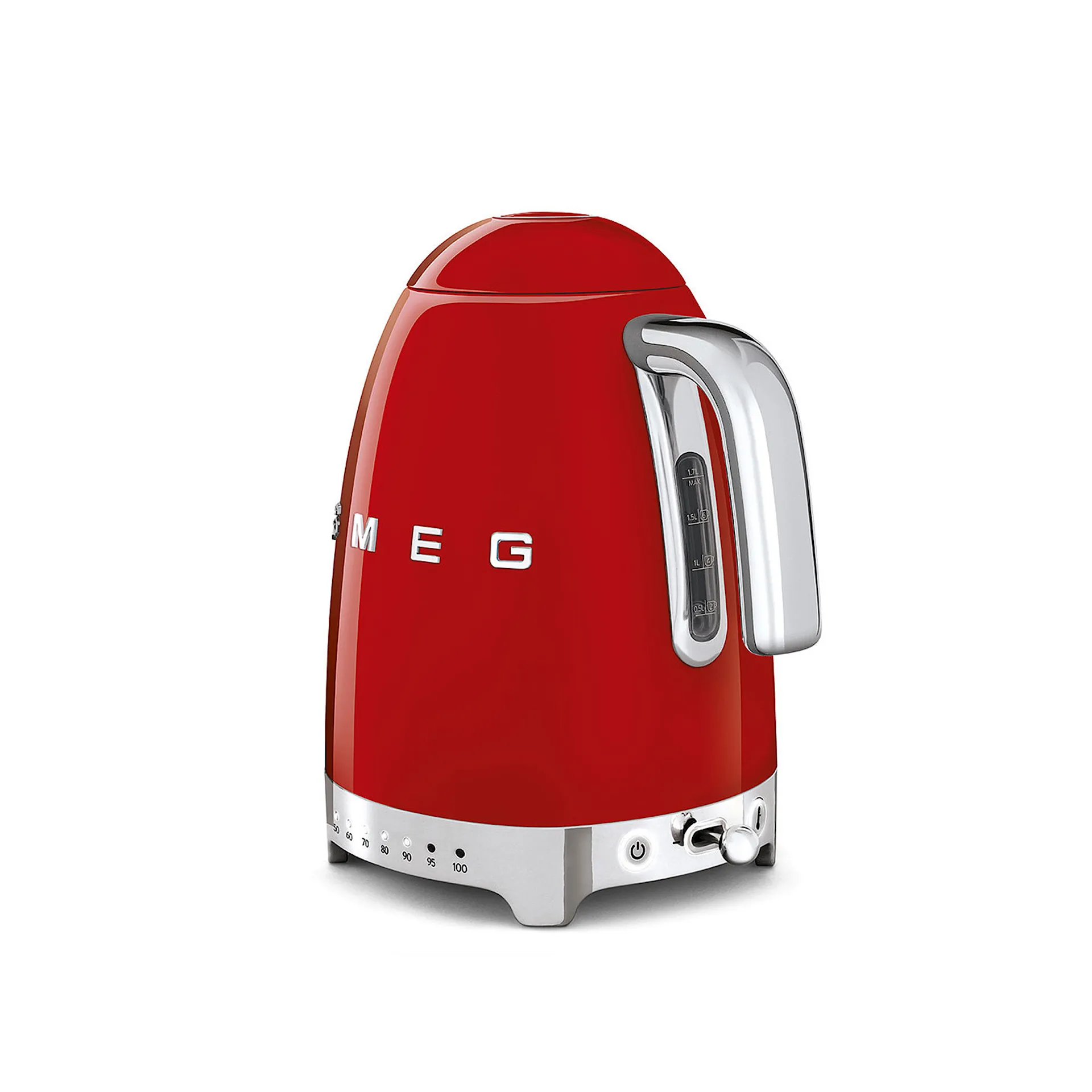 Smeg Variable Temperature Kettle Red - Smeg - NO GA