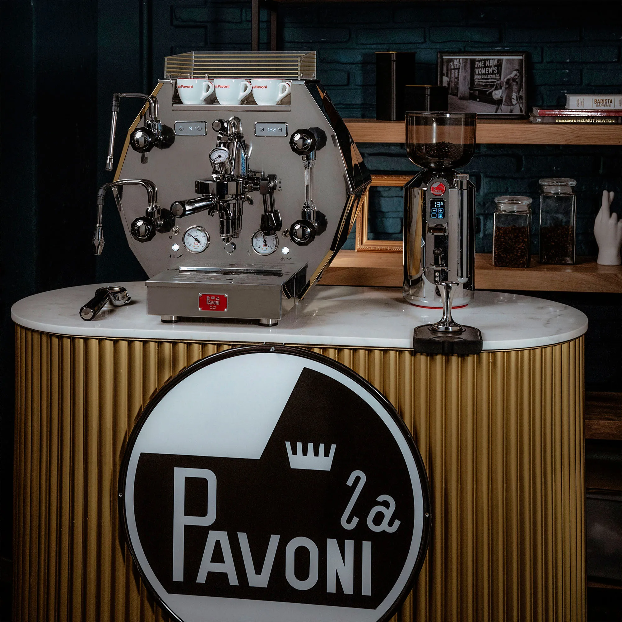 Diamante semiprofessionell espressomaskin