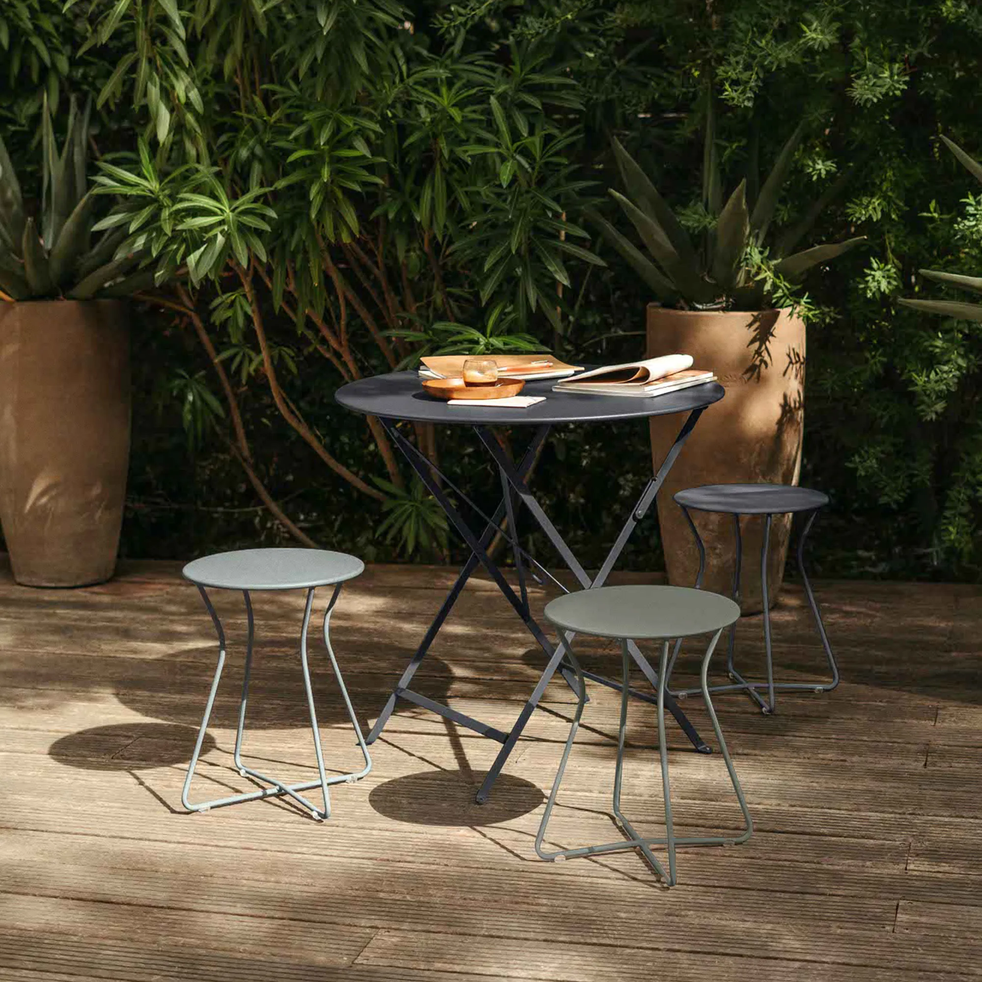 Bistro matbord utomhus Ø 96 cm - 5