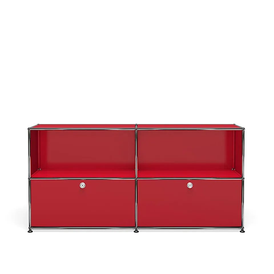 USM Haller 36 Sideboard, USM Ruby Red