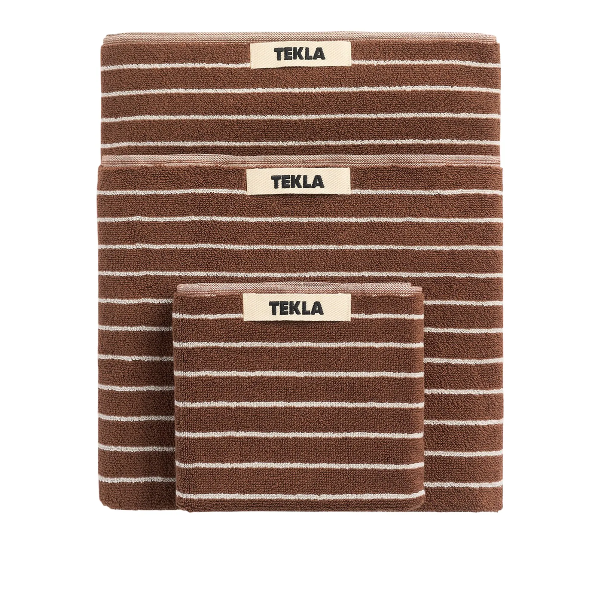 Terry Rust Stripes handduk - 1