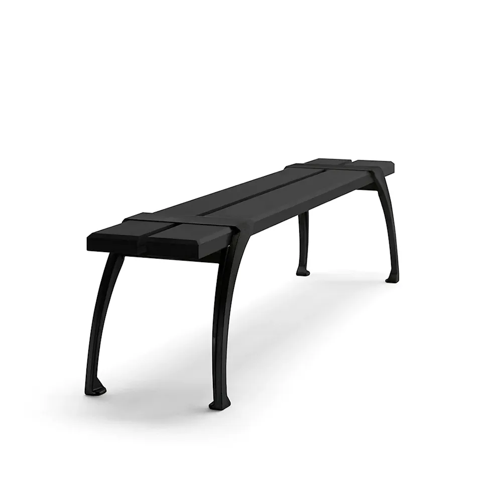 Haga Bänk Grålackerad Furu