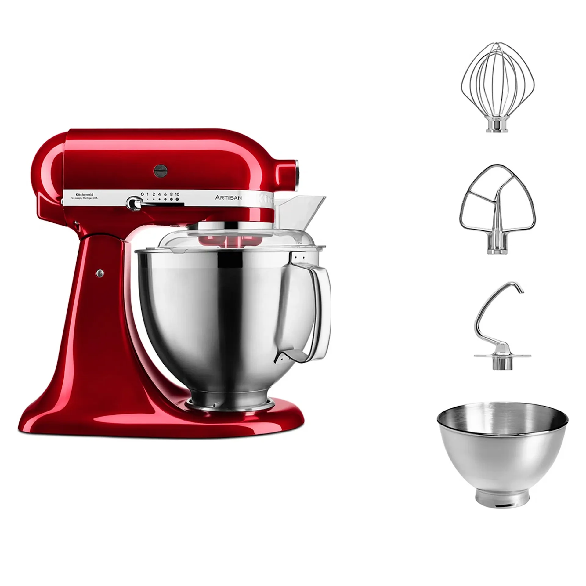 Artisan Premium 5KSM185PSECA Stand Mixer Candy Apple - KitchenAid - NO GA