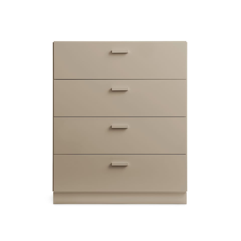 Relief Chest of Drawers Wide Plinth