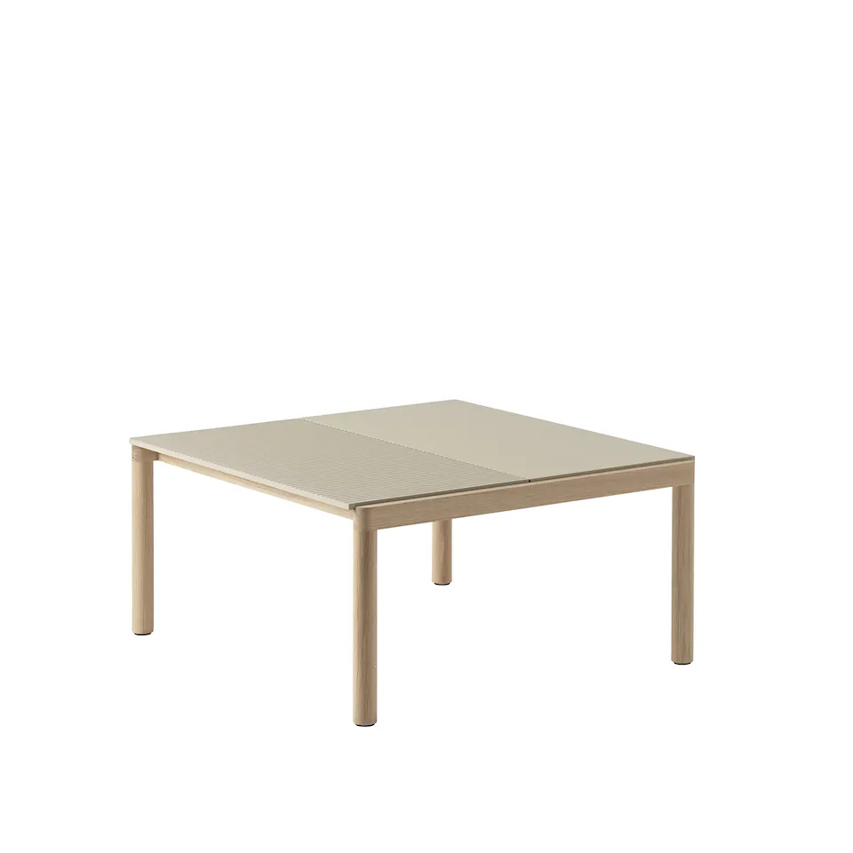 Couple Coffee Table 1 Plain 1 Wavy 80 x 84 x 40