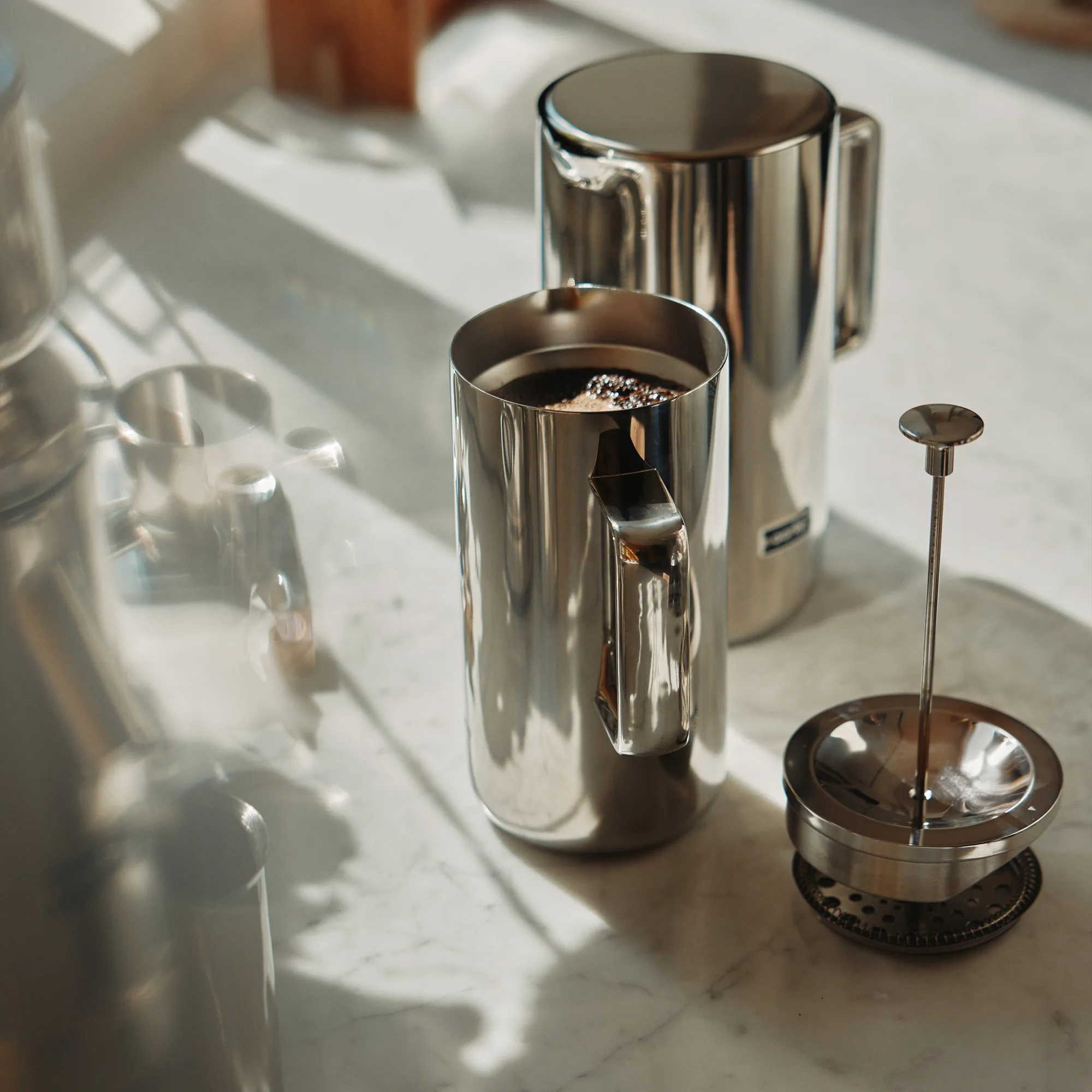 Coffee Press Stainless Steel kaffepress - 4