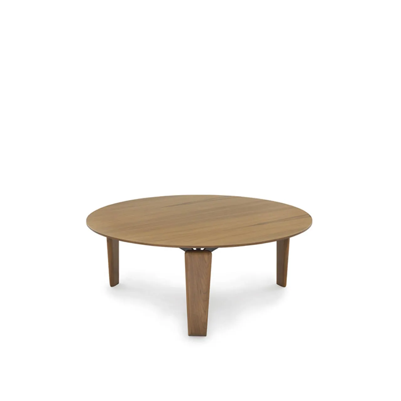 Tablet Small Table Ø 80 x 43 cm, Top Wenge, Structure Black