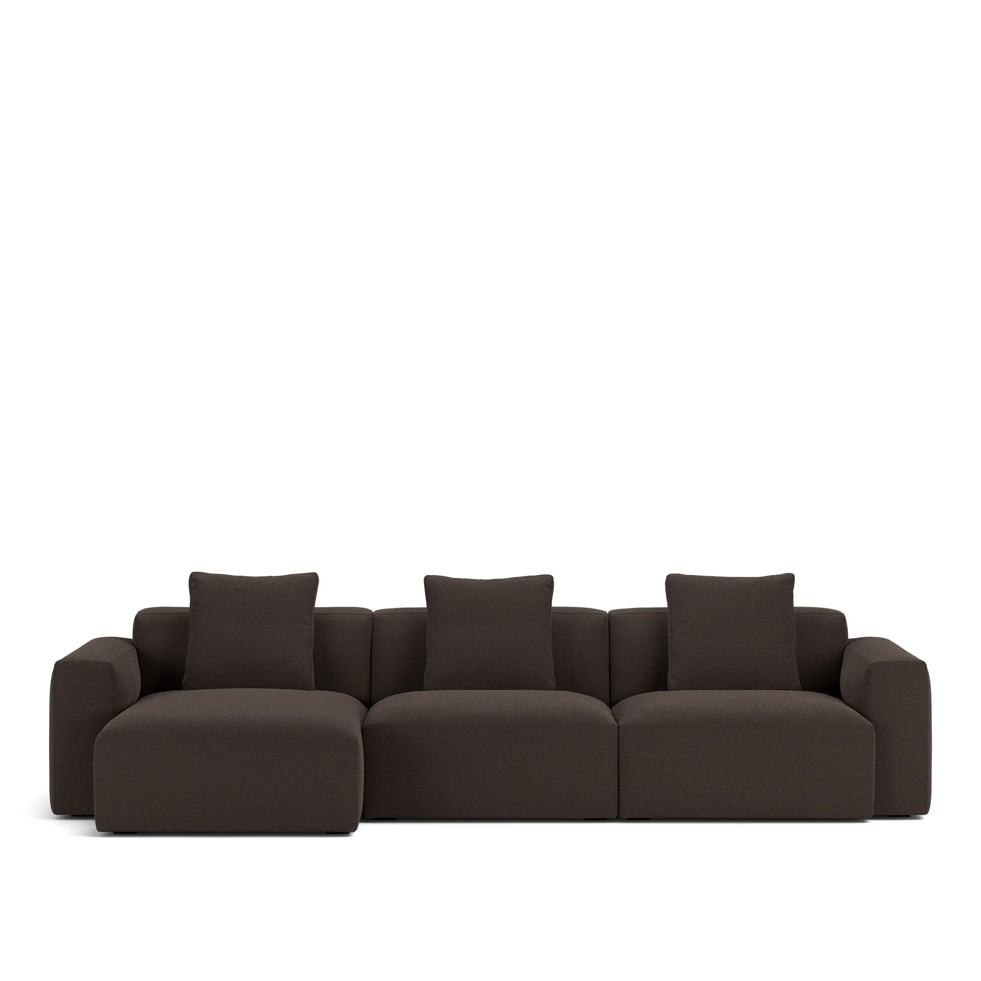 Brick 3-sitssoffa schäslong vänster - 10