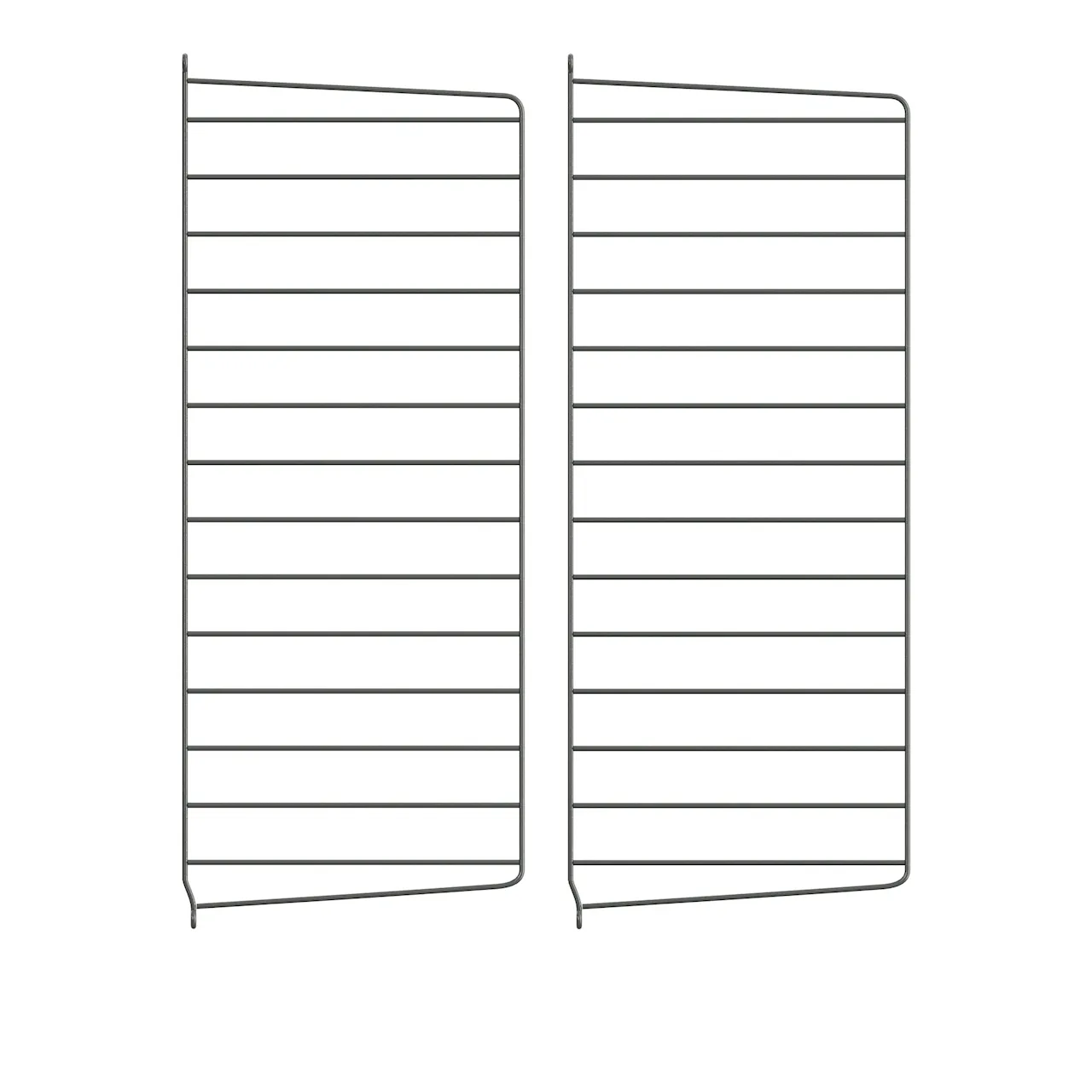 Väggavel 75x30cm 2-pack grå