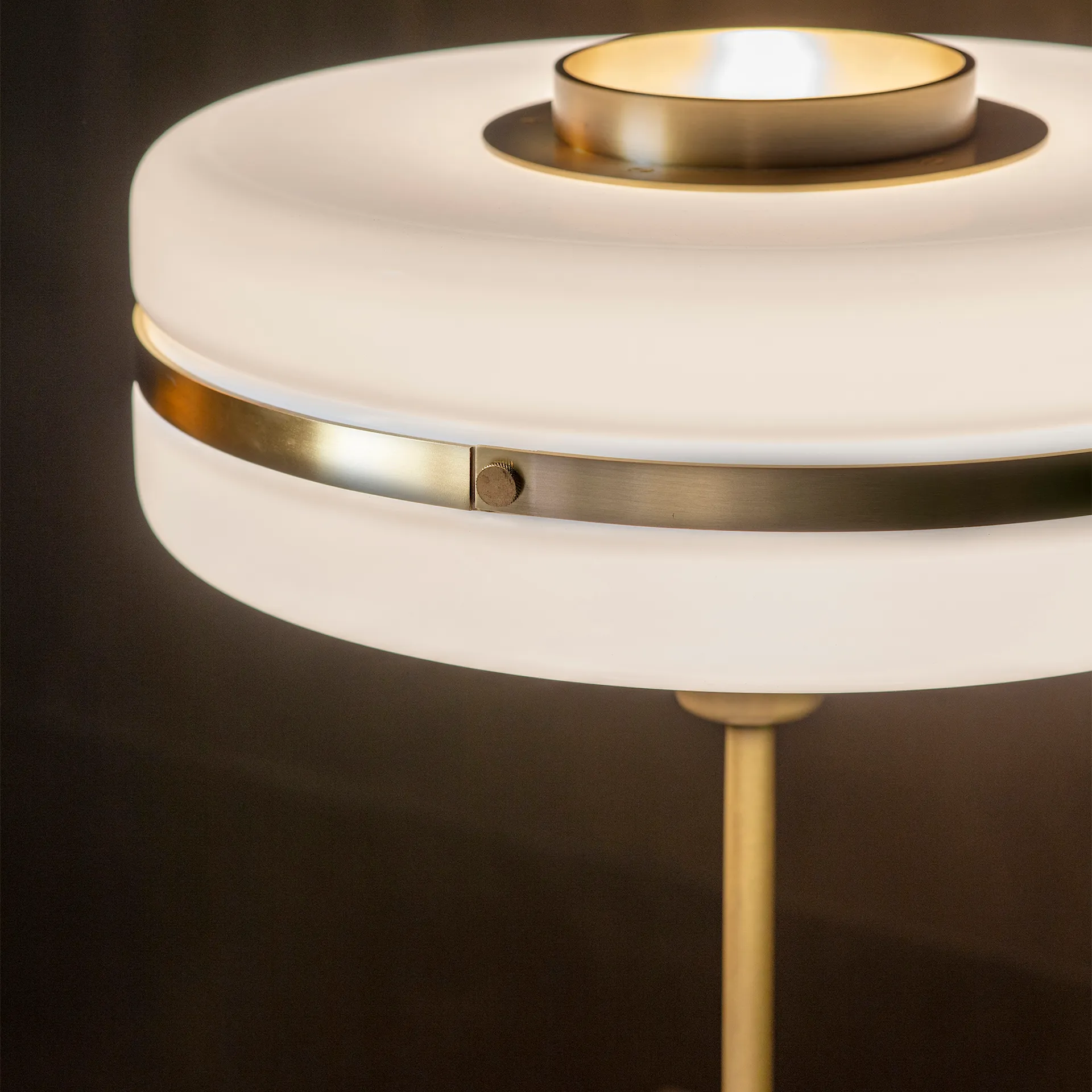 Masina Floor Lamp Brass/Opal - Bert Frank - NO GA