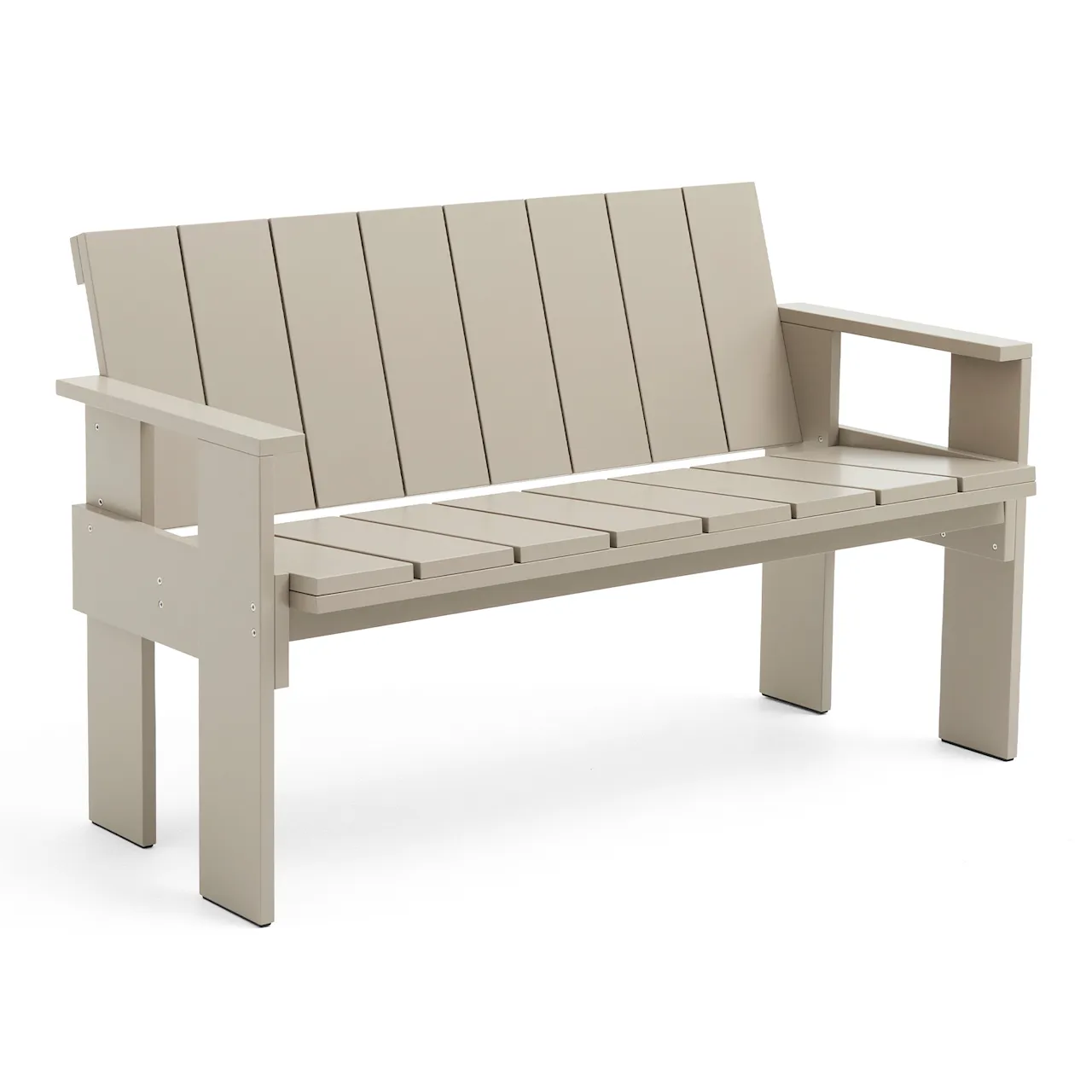 Crate Dining Bench - White